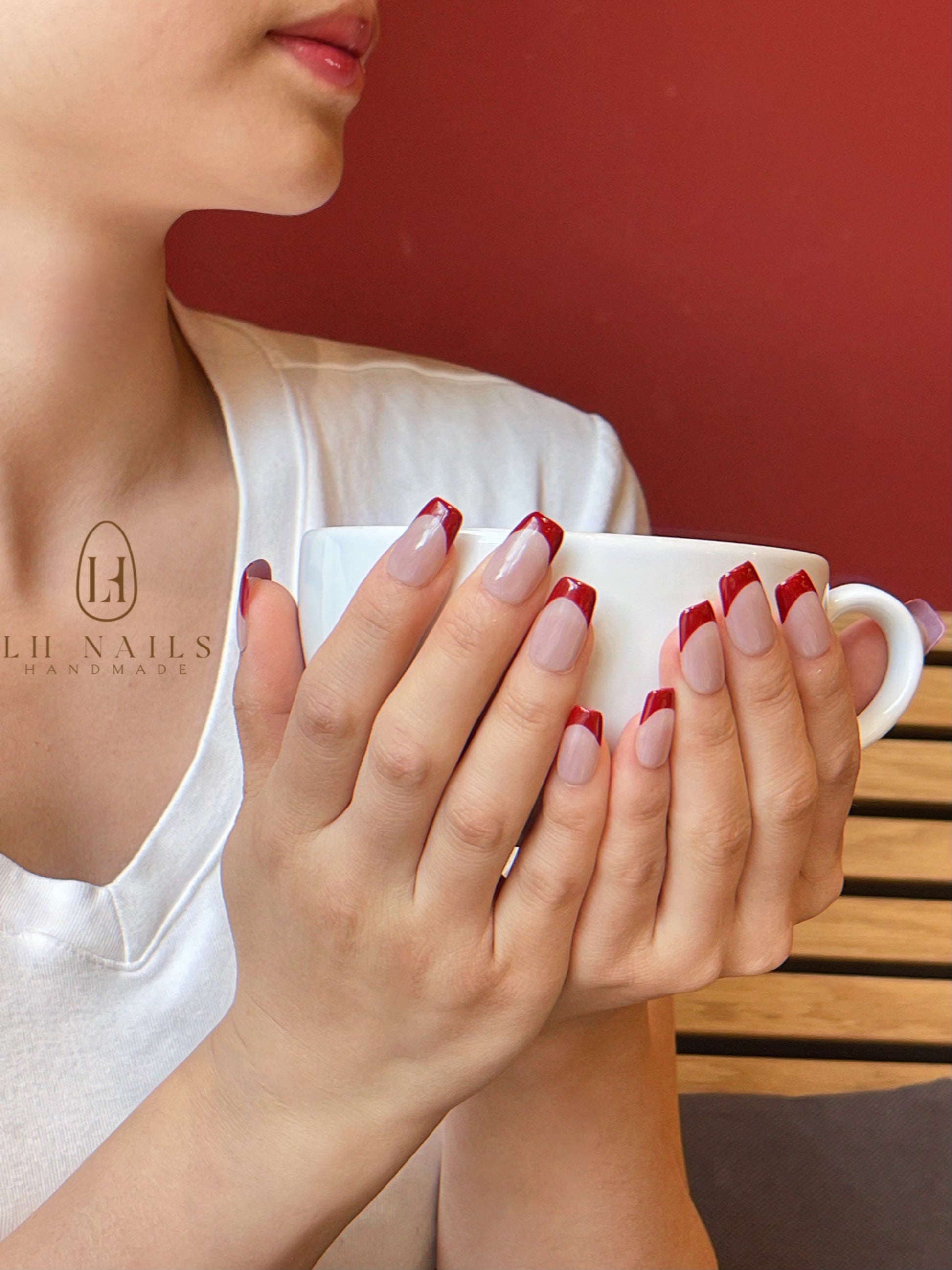 Color-French im Trapez-Style - LH NAILS