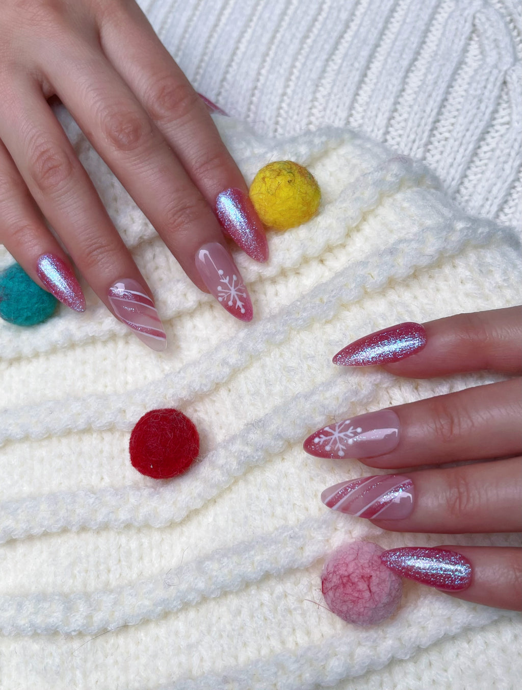 Rosaschnee-Zuckerguss