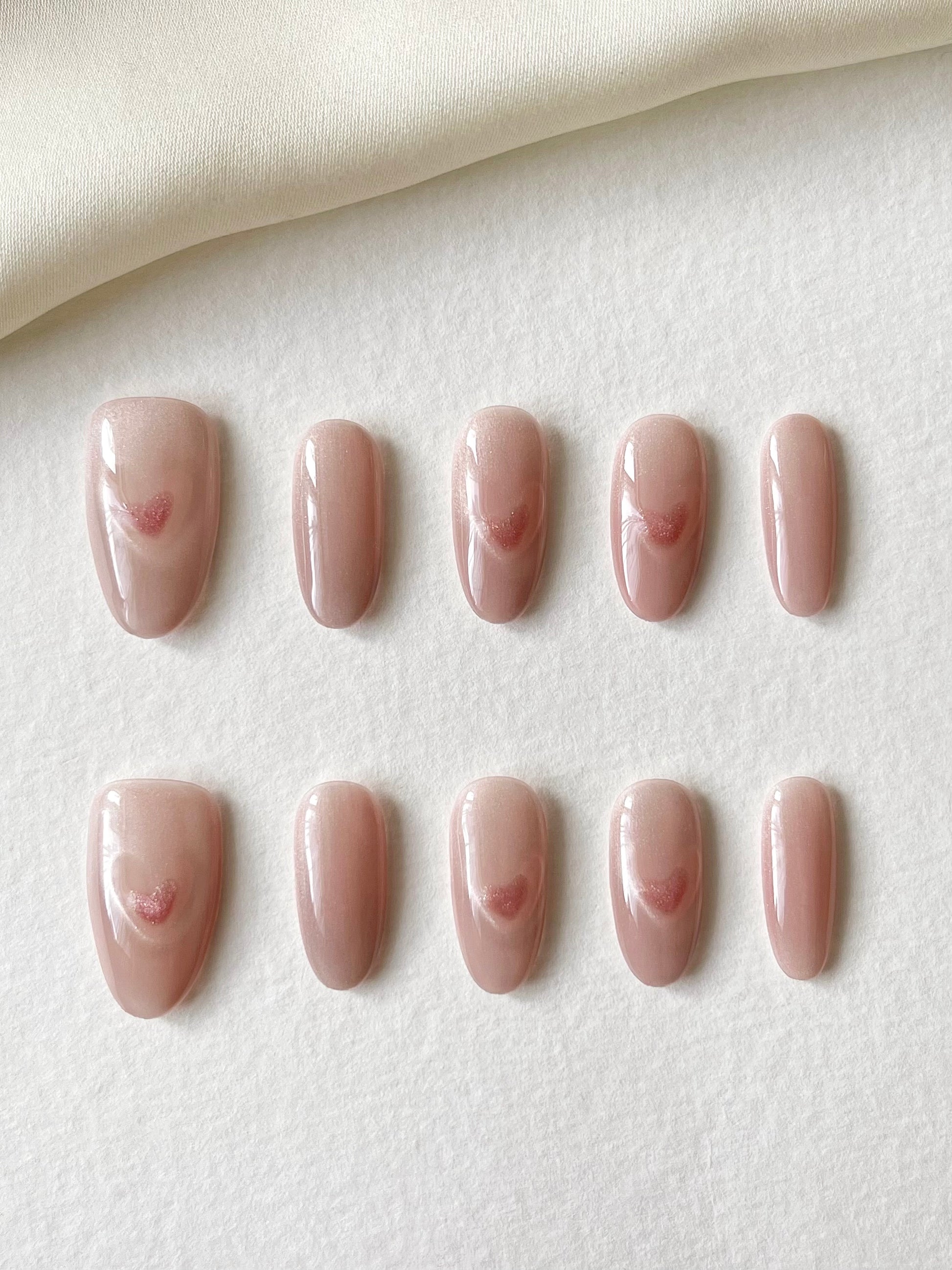 Katzenaugen Rosa Nägel