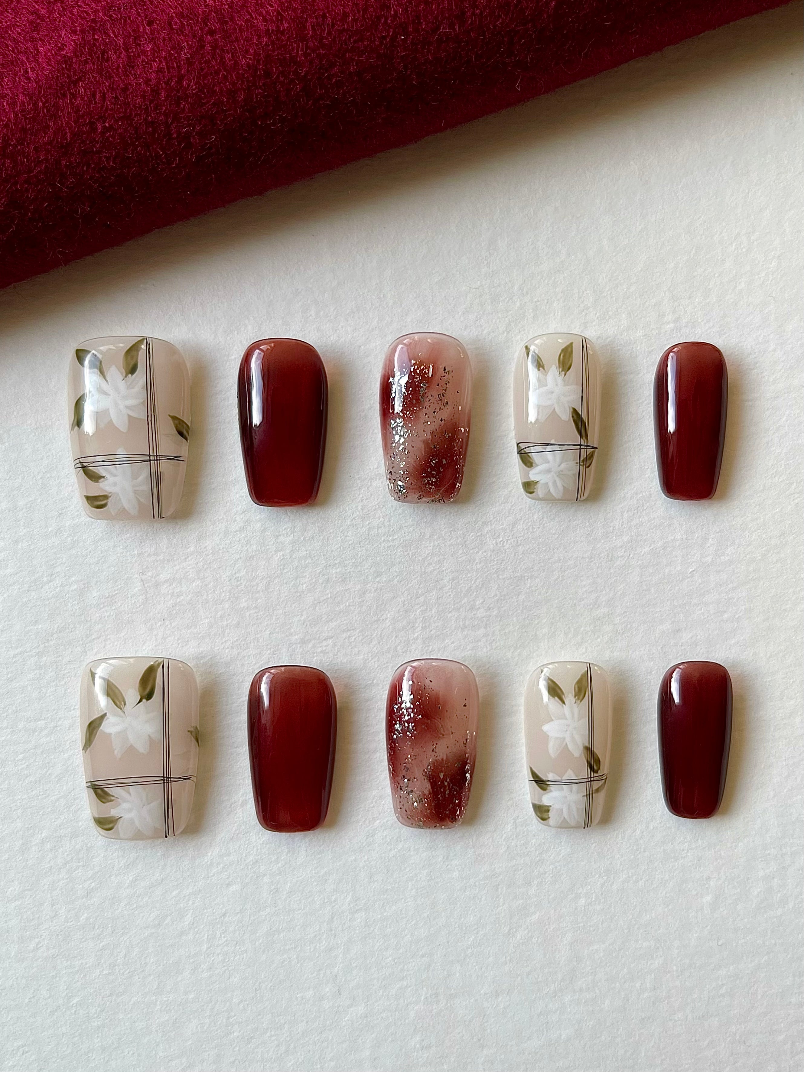 Rotseiden-Orchidee - LH NAILS