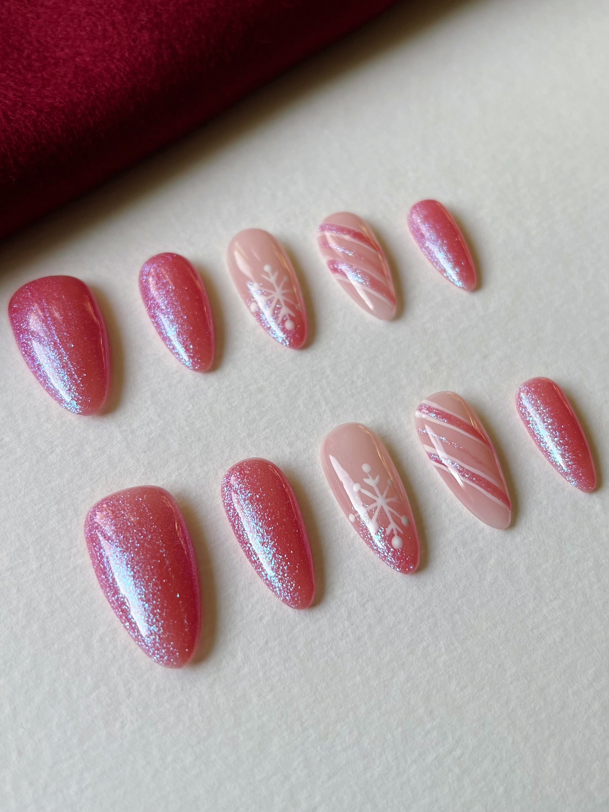 Rosaschnee-Zuckerguss